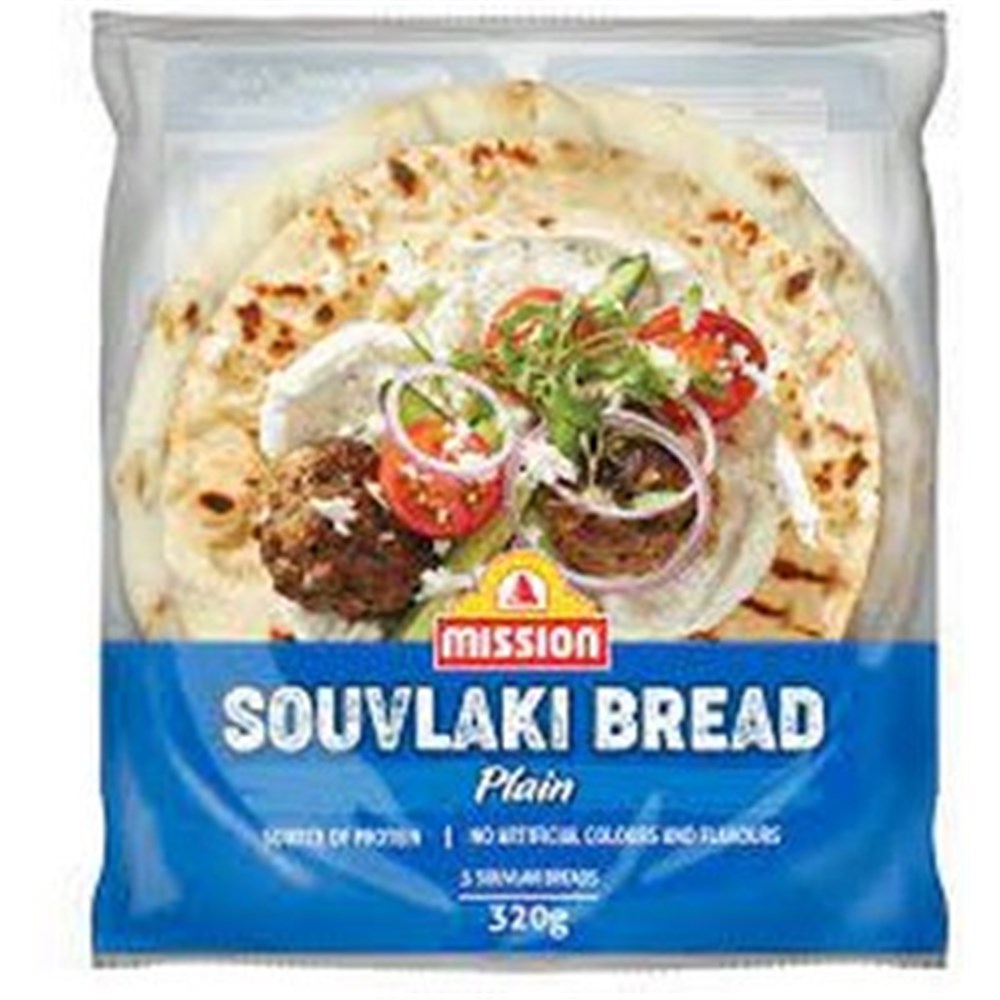 SOUVLAKI BREAD (5PK x 12)