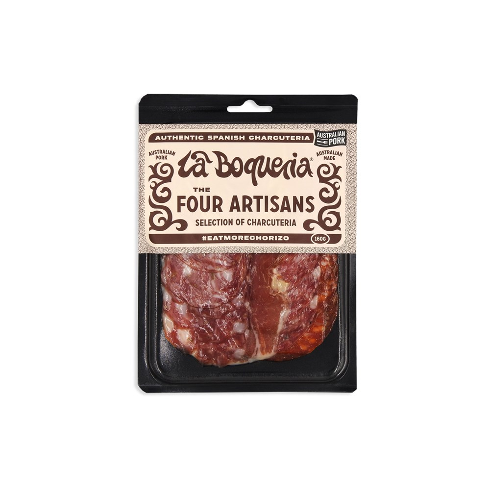 THE FOUR ARTISANS SLICED SALAMI(AUST) 160G