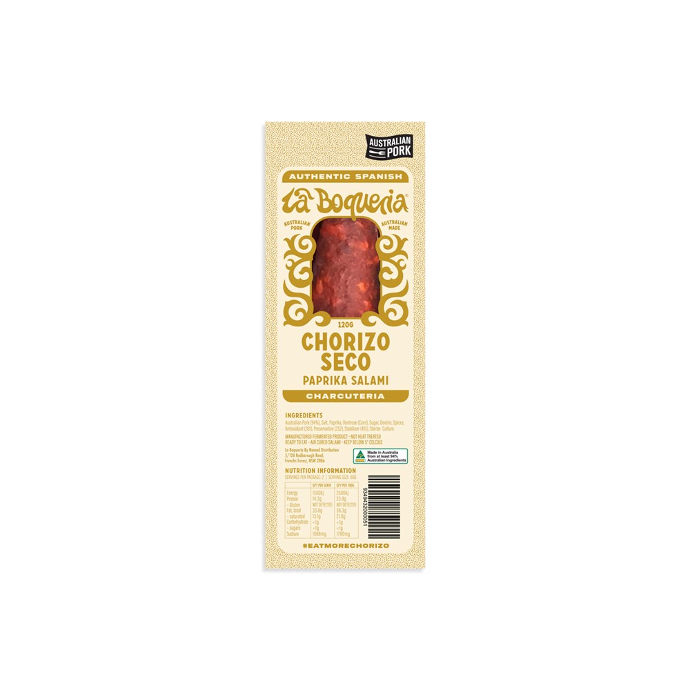 CHORIZO SECO (AUST) 120G