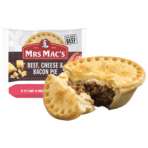 BEEF CHEESE & BACON PIE 12 X 175G