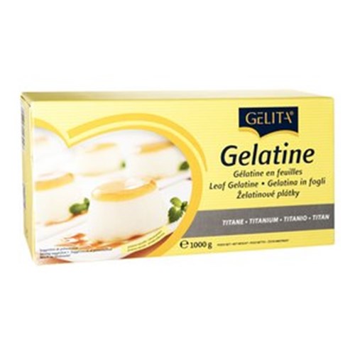 GELATINE SHEETS TITAMIUM 1KG 
