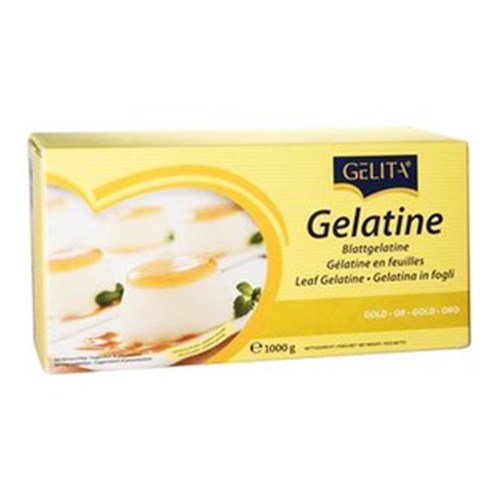 GELATINE SHEETS GOLD 1KG 