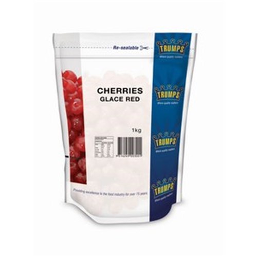 RED GLACE CHERRIES 1KG