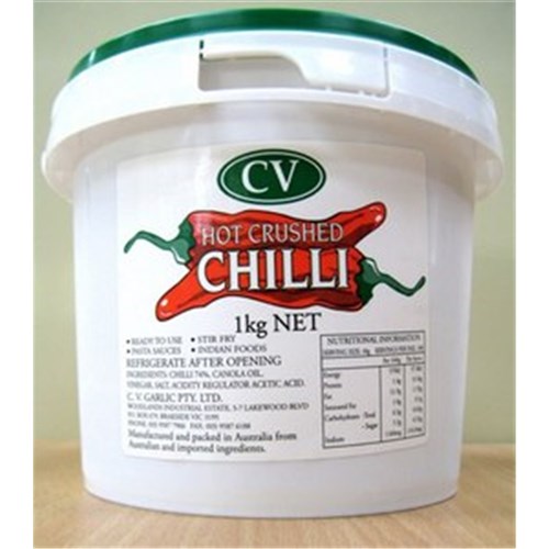 CHILLI CRUSHED WET 1KG 