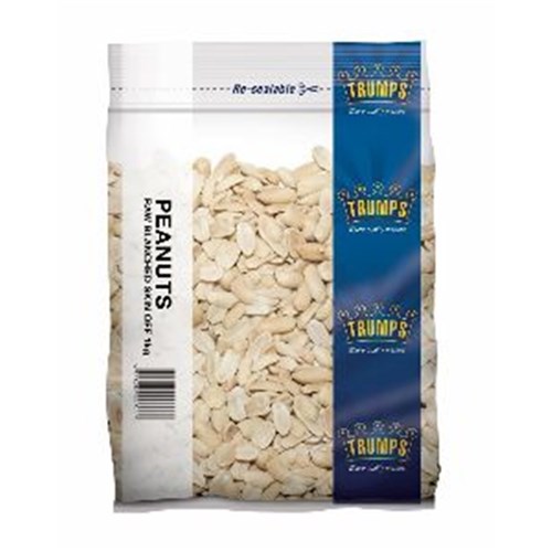 PEANUTS BLANCHED/RAW 1KG