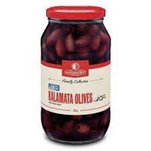 OLIVES KALAMATA PITTED 2KG