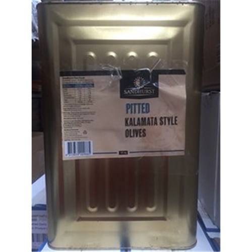 OLIVES KALAMATA PITTED DW TIN 10KG