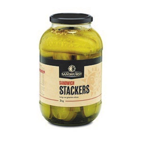 GHERKINS SLICED 2KG (SANDWICH STACKERS)