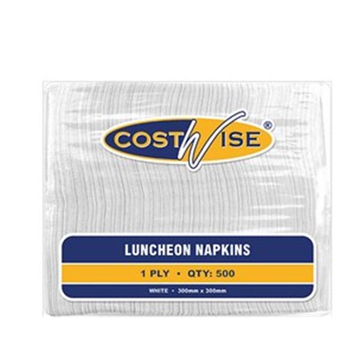 WHITE LUNCH NAPKIN 1PLY 3000