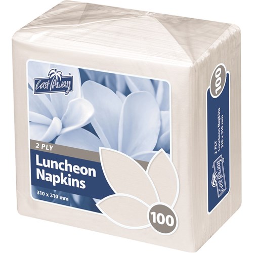 WHITE LUNCH NAPKIN 2PLY 2000