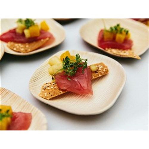 PALM LEAF PLATE 4X4 25