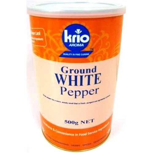GROUND WHITE PEPPER 500G