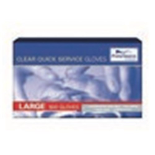GLOVE CLEAR LARGE 500