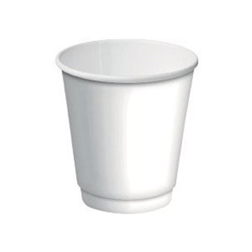 WHITE CUP DOUBLE WALL 8OZ X 25