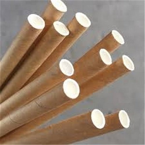 STRAWS PAPER KRAFT BLACK 205 X 6MM (250)
