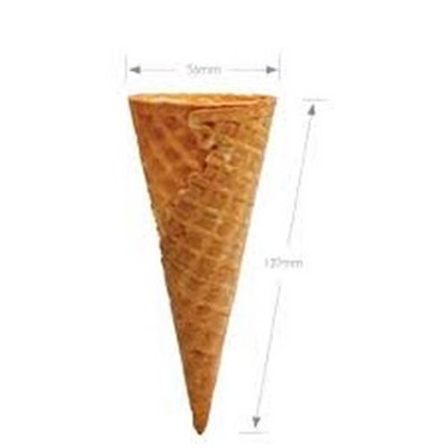 WAFFLE CONES - FLAT TOP - SIZE B/288 PIECES