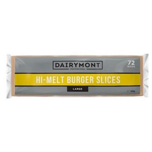 HIGH MELT SLICE BURGER CHEESE 1.62KG