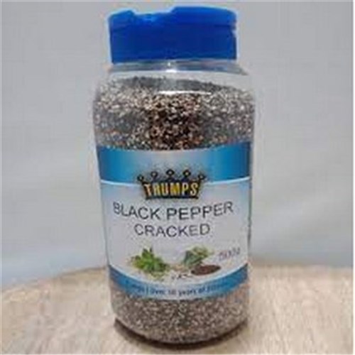 BLACK PEPPER CRACKED 500GM TRUMP 