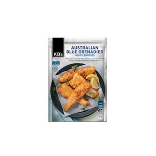 LIGHTLY BATTERED BLUE GRENADIER 30X110GM AUST 