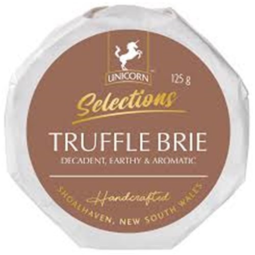 TRUFFLE BRIE  125G UNICORN 