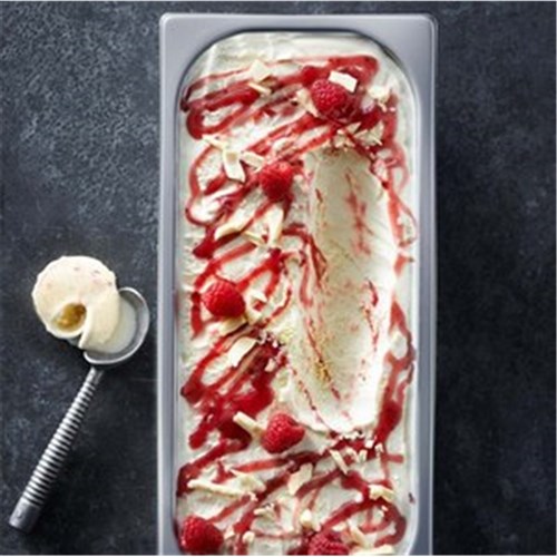 ICE CREAM - WHITE CHOCOLATE RASPBERRY 5LT