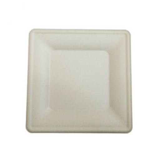 SUGARCANE SQUARE PLATE 8"/50