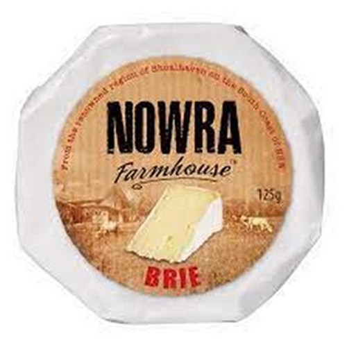 NOWRA FARMHOUSE DOUBLE BRIE 125G