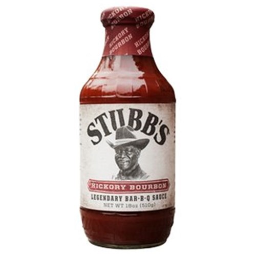 HICKORY BOURBON LEGENDARY BBQ SAUCE STUBBS 510G