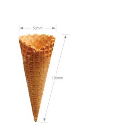 WAFFLE CONES - NATURAL - SIZE A/336 PIECES