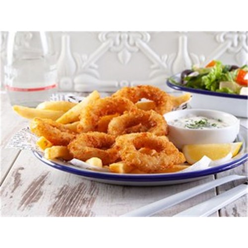 PANKO CRUMBED SQUID RINGS 1KG
