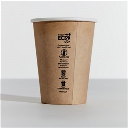 CUP SINGLE WALL TRULY ECO KRAFT 120Z (50)