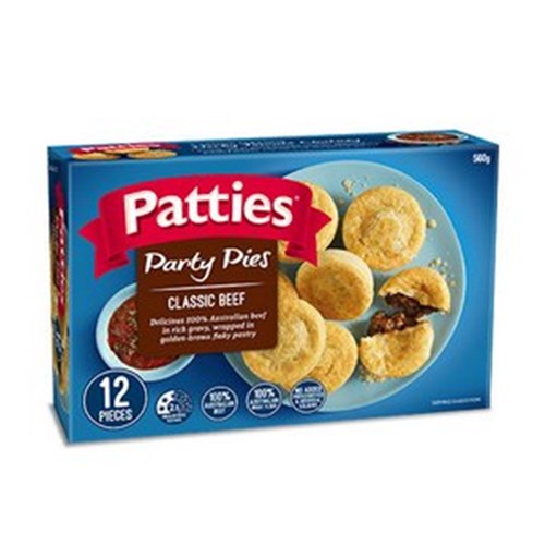 PARTY PIES 12 PK PATTIES