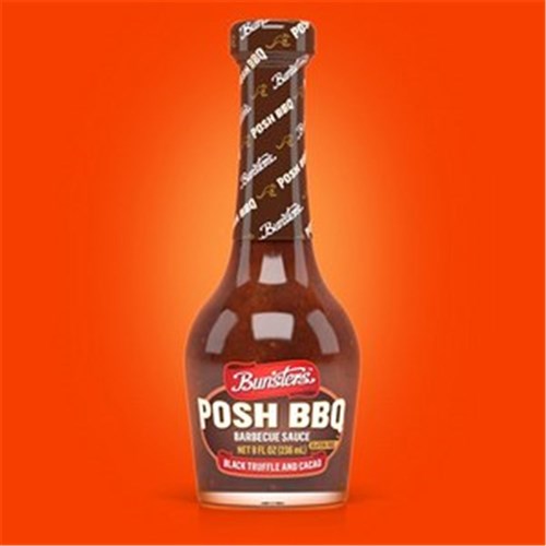 POSH BBQ SAUCE BUNSTERS 236ML