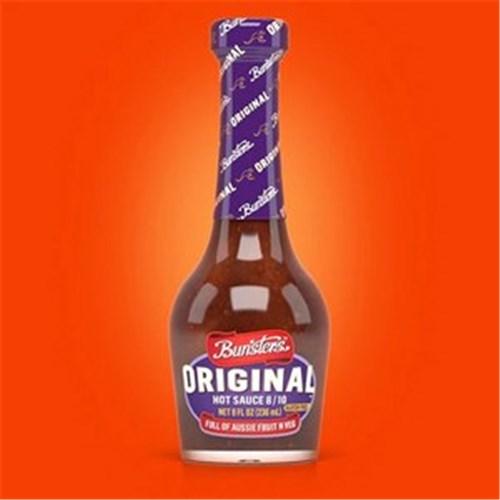 HOT SAUCE HEAT 8/10 BUNSTERS 236ML