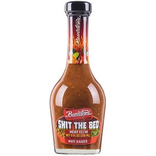 SHIT THE BED HOT SAUCE HEAT 12/10 236ML