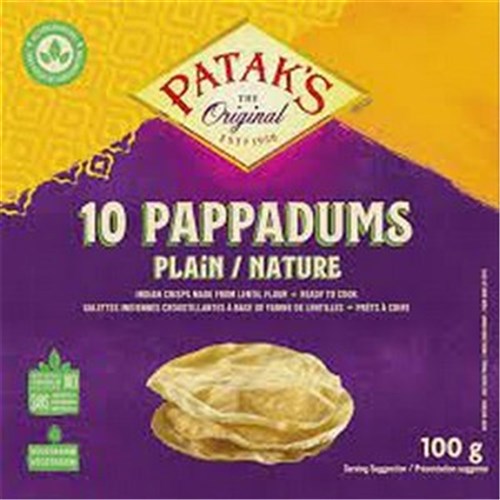 PAPPADUMS PATAKS 100G