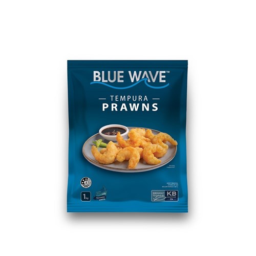 TEMPURA PRAWNS BLUE WAVE 1KG