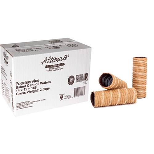 CHOC WAFER CANNOLI 80MM X 168