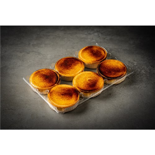 BASQUE CHEESECAKE TARTS  INDVIDUAL/6 TRAY