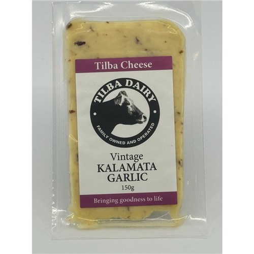 TILBA DAIRY KALAMATA OLIVE & GARLIC CHEESE 150G