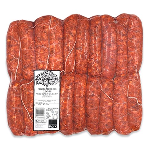 CHORIZO MILD(AUS) 36/PACK RW/KG