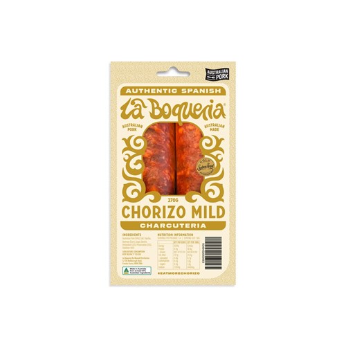 CHORIZO MILD (AUST) 2PK 270g