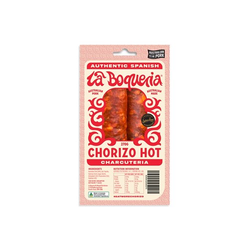 CHORIZO HOT (AUST) 2PK