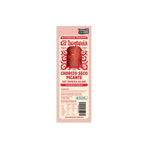 CHORIZO SECO PICANTE (AUST) 120G 